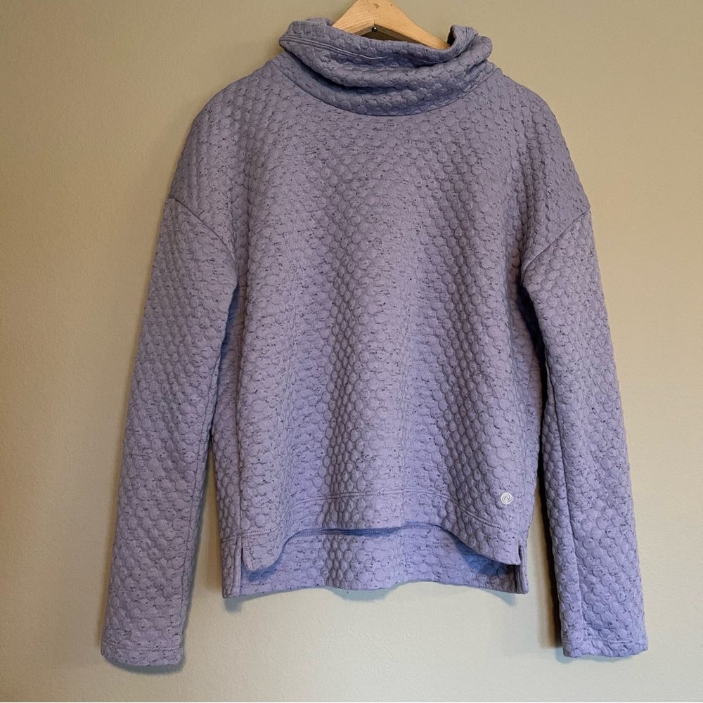 apana Lilac Cowl Neck Top Medium